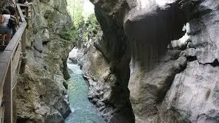Lammerklamm, Austria. Ущелье Ламмеркламм, Австрия.