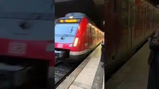 S Bahn 8 to Offenbach enters Mainz Hbf december 2024