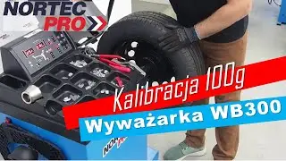 Nortec PRO WB300 - kalibracja wyważarki | wheel balancer calibration