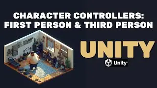 Unity Character Controllers: First Person & Third Person Basics Tutorial! #gamedev #unity