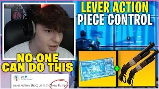 CLIX FLEXES New PIECE CONTROL With The LEVER ACTION SHOTGUN & 1v1 The LAST Player With it (Fortnite)