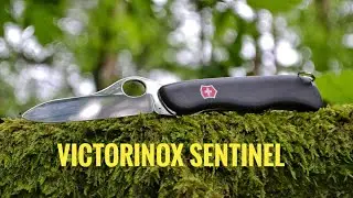 VICTORINOX SENTINEL  ONE HAND CLIP 0.8416.M3.  Тест ножа.
