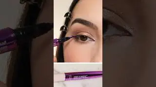 Easy Purple Eyeliner Eye Makeup❤️ #eyeliner #makeup