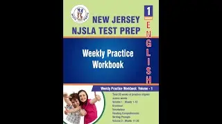 New Jersey NJSLA &ndash; 1st Grade ELA Test Prep Workbook Volume 1 | Book Preview Video