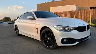 Can a Vinyl Wrap Cover Up Body Damage?? | BMW 428i Vinyl Wrap