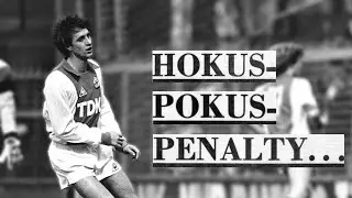 1982/83 Johan Cruyff Genius Penalty Pass vs Helmond H (Eredivisie)