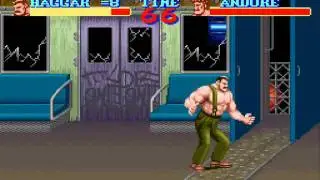 Final Fight (SNES) Round 2: Subway & Park + Bonus Stage 1 (Haggar)