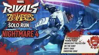 Marvel Rivals Marvel Zombies Blade Nightmare 4 Solo Run
