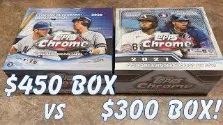 2020 TOPPS CHROME JUMBO vs 2021 TOPPS CHROME JUMBO!  (Face off Friday!)