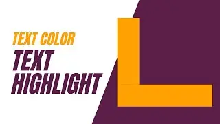 learn how to change text color and set text highlight color in word document