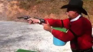 Yank Machain Shooting Frontier Cartridge Gunfighter at South River