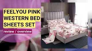 Feelyou Pink Western Bed Sheets Set Review: Perfect for Kids' Rooms!