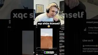 gotta go wipe 😖 #xqc #xqcow #twitch #fart