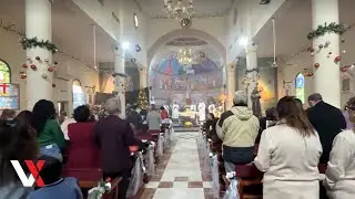 Palestinian Christians Gather for Christmas Mass in Gaza City Amid Fragile Ceasefire | VERTEX