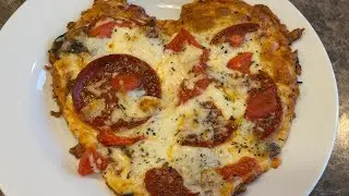 Protein-Packed Chicken Crust Pizza | Low-Carb, Keto & Carnivore-Friendly Recipe!