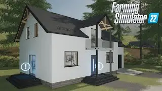 White House - Farming Simulator 2022 [FS 22 LS 22 Placeable Farmhouse Build Mod] #house #home #fs22