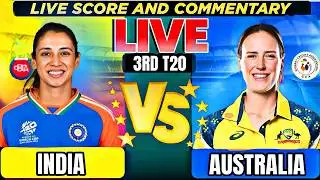 India Women vs Australia Women, 3rd T20 Live Score & Commentary INDW vs AUSW 3rd Match 2026