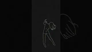 Cabar&eacute;... | pole dance animation #flipaclip #shorts