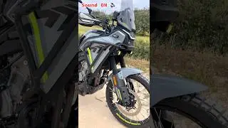 CFMoto 450 MT raw sound on with top box #bike #450mt #cfmoto #adventuremotorcycle #motor #bikelife