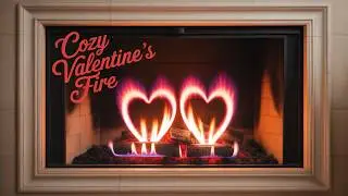 8 Hours of Cozy Fireplace Sounds for Valentine&rsquo;s Day ❤️ Romantic Fire Ambience for Sleep & Relax