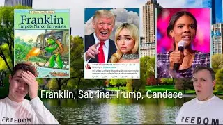 Трамп высмеивает Сабрину Карпентер, Кэндис Оуэнс критикует TPUSA, а черепаха Франклин теперь стор...
