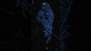 Navigation is searching for a route