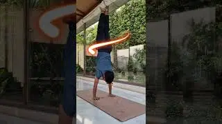 Upside down on your hands, balancing handstand #journey #motivation #music #challenges #yoga