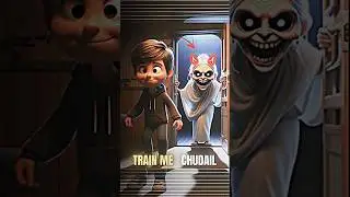 😱train me chudail | #shortfeed #shorts #ai #ghost #trending #fyp #yosho