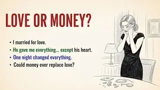 Learn English with Stories ⭐ Love And Money| Level 3 English Listening & Speaking Practice