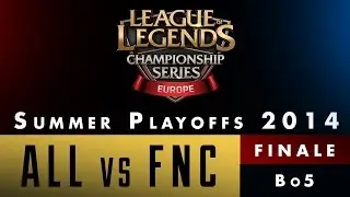 LCS EU Summer Playoffs 2014 - Finale - ALL vs FNC - Game 1