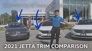 2021 Jetta Trim Comparison: Comfortline VS Highline R-Line VS Execline | Abbotsford Volkswagen