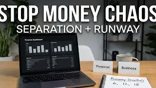 Stop Money Chaos When You Start a Business Simple System: Separation + Runway