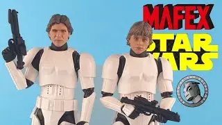 MAFEX STAR WARS LUKE SKYWALKER HAN SOLO STORMTROOPER DISGUISE EXCLUSIVE ACTION FIGURE REVIEW