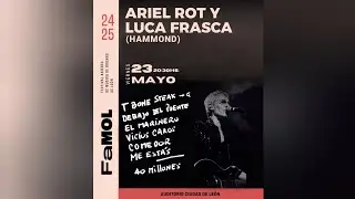 Ariel Rot y Luca Frasca. 23/05/'25. Auditorio Ciudad de LE&Oacute;N. 
