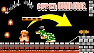 Super Mario Bros (NES) &ndash; All Castles (pełna rozgrywka | bez komentarza | 4K 60 kl./s) 🏰