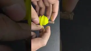 Thread 🧵 round wrap a wood stick #viral #shorts