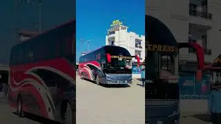 Swat Express double Cross bus Subscription And Like Share with friends 🐱😁 #sunbus