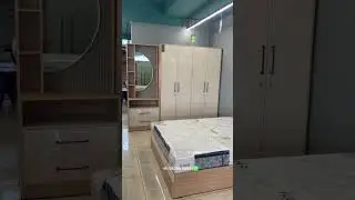 Luxury Custom Bedroom Set | Wardrobe, Cot & Dressing Unit | Roomy Furniture
