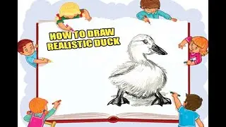 HOW TO DRAW DUCK | ANIMAL DRAWING REALISTIC PENCILERS | EASY DRAWING TUTORIAL STEP BY STEP