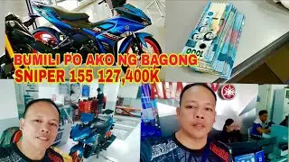 BUMILI PO AKO NG BAGONG YAMAHA SNIPER 155 STANDARD 127,400 K
