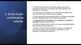 TLIC4006 - Performance Criteria