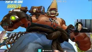 Overwatch Roadhog God Harbleu Playing For Rank 1 Spot