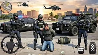 Police Car Chase Simulator 3D Game - Real Cop Cars Driving Simulator 2026 - Android Gameplay