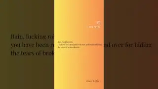 Rain  #poem #poetry #poetrycommunity #poetrystatus #spokenword #poems #poet #poetrylovers