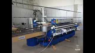 GlassBaltic | Vertical straight line bevelling machine BOVONE Mini Maxi 371