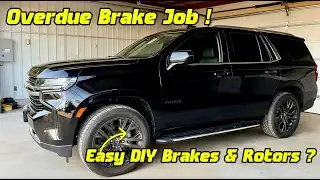 2021 Chevy Tahoe LT Front Brake & Rotor Replacement | Easy DIY