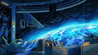 Into Orbit - Pixel Cinemagraph by Kirokaze