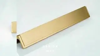 Duro Satin Brass Finger Pulls - Premium Quality That Lasts