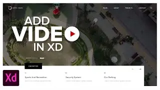 How to Add Video in Website | Adobe XD Tutorial in hindi #xdtutorial #webdesign #uidesign #animaapp
