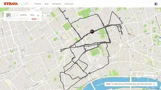 Delivering in London - A Route Taken